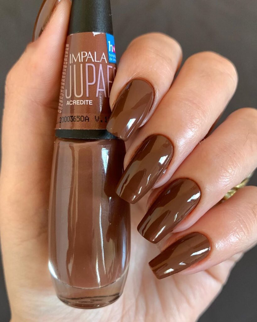 Unhas marrom: Veja 80 Ideias Inovadoras de cores para se inspirar